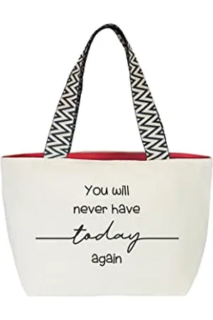 Hello-Bags . Premium canvas bag for women. With external zip and zipped pocket inside. Includes a red, premium canvas lining. Gift presentation. Colour: Black/ . 19.68 x 11.81 in.