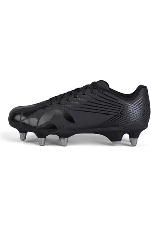 Canterbury Mens Stampede Groundbreak Team Soft Ground Rugby Black/Silver 8 UK