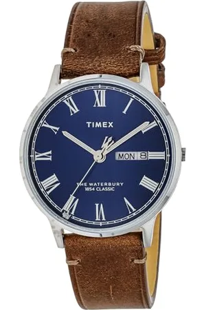 Timex Men Analogue Quartz Watch with Leather Strap TW2W14900
