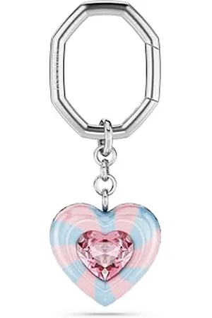 Swarovski Dulcis key ring, Heart cut, Heart, , Rhodium plated