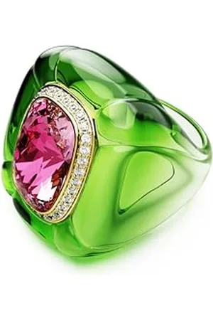 Swarovski Dulcis cocktail ring, Cushion cut, Pavé