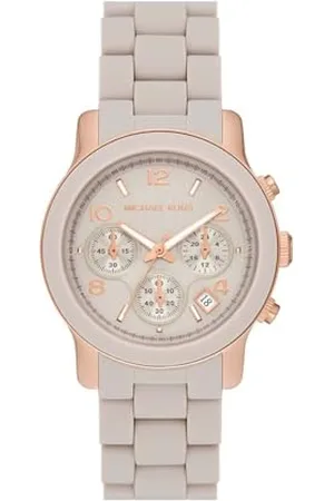 Michael Kors Women Analog Quartz Watch with Mixed Strap MK7386