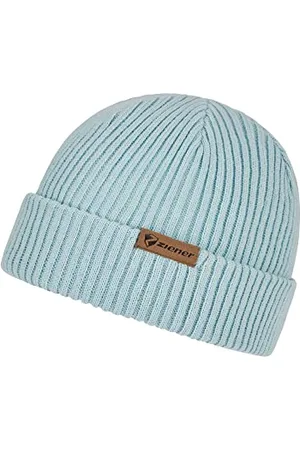 Ziener IPU Wool-Content Knitted Beanie Hat, , Standard Size