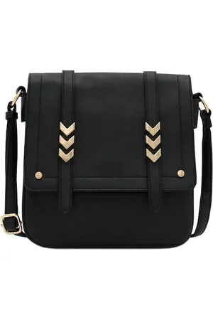 Alyssa Double Compartment Large Flapover Crossbody Bag, , One Size