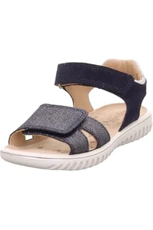 Superfit Sparkle Sandal, Blue 8020, 0 UK