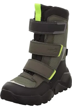 Superfit Boys ROCKET warm gefütterte Gore-Tex Stiefel, GRÜN/SCHWARZ 7000