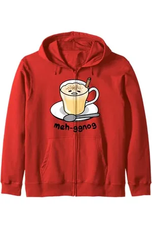 Sanrio Gudetama Eggnog Christmas Zip Hoodie