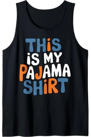 Graphic 365 Pajama This My Pajama Outfit Cozy PJs Nightwear Tank Top