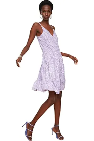 Trendyol FeMan Mini Skater Regular fit Knit Dress