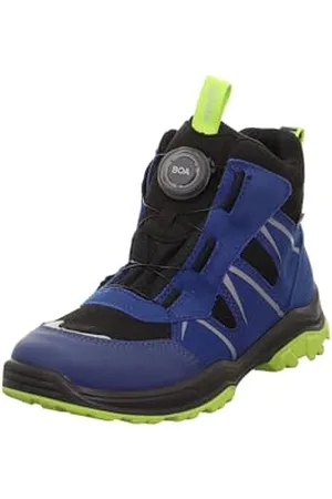 Superfit Boys Jupiter Leicht gefütterte Gore-Tex Sneaker, Blau/GRÜN 8010