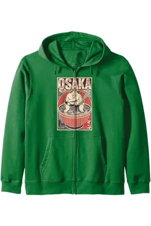 NineBlack Osaka Vintage Japanese Sumo 03 Zip Hoodie