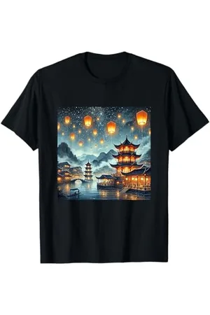 victoria Lanterns of Serenity: A Night in Ancient China T-Shirt