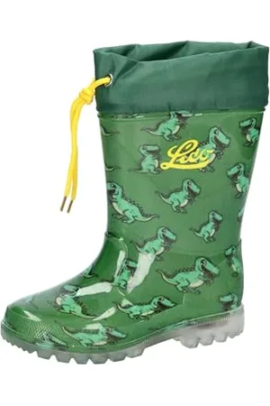 LICO Power Blinky Rain Boot, grün/Gelb, 8.5 UK Child