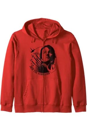 STAR WARS Andor Join The Rebellion Cassian Andor Portrait Zip Hoodie