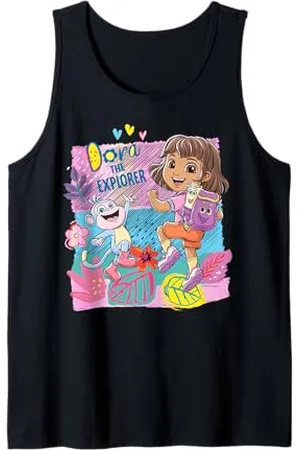 Dora & Boots & Backpack Tank Top