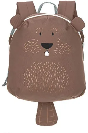 LÄSSIG LÄSSIG About Friends Tiny Backpack Small child backpack for daycare with chest strap from 2 years old, 24 cm, 3,5 L, Beaver