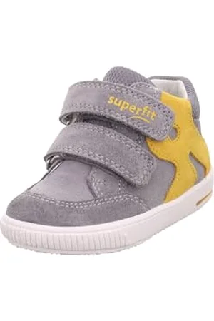 Superfit Moppy Trainer, Grey/Yellow 2500, 1 UK Child