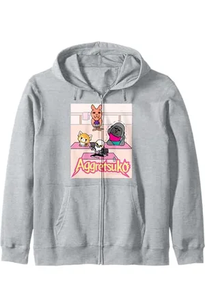 Sanrio Aggretsuko Yoga T-Shirt Zip Hoodie