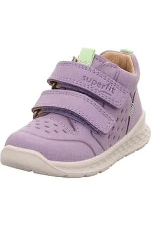 Superfit Baby Girls Breeze Sneaker, LILA/HELLGRÜN 8530