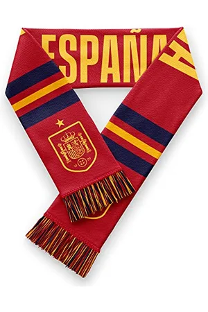 RFEF Bufanda 1909 Oficial | Detallada Con El Escudo de Selección Y La Estrella Del Mundial-Medidas 130 X 20 Cm Scarf, , ST