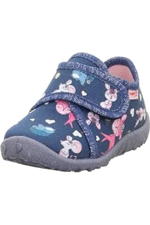 Superfit Baby Girls SPOTTY Hausschuhe, HELLBLAU/MEHRFARBIG 8140