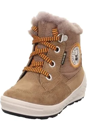Superfit Boys GROOVY warm gefütterte Gore-Tex Stiefel, BRAUN/ORANGE 3000