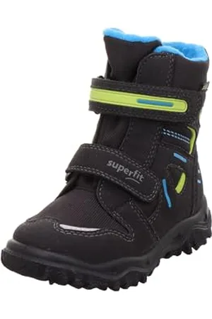 Superfit Husky Snow Boots, Black/Blue 0200, 7.5 UK Child