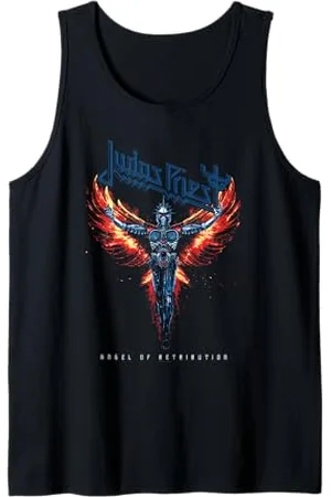 Judas Priest – Angel Wings Blue Logo Tank Top