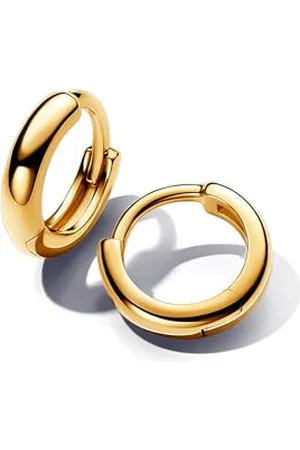 PANDORA Essence 14k -plated huggie hoop earrings