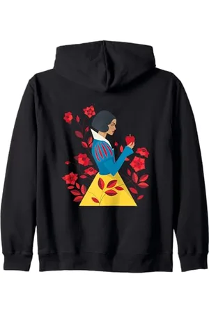 Disney Snow White Movie Apple and Flowers Zip Hoodie