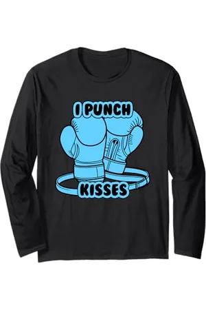 Candis Raechelle Designs I punch kisses, boxing gloves Long Sleeve T-Shirt