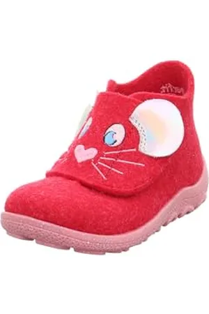 Superfit Baby Girls HAPPY Hausschuhe, PINK/ROSA 5510
