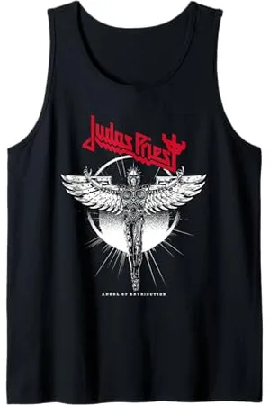 Judas Priest – Angel Rising Red Logo Tank Top
