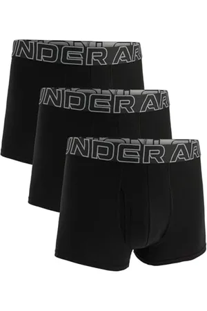 Under Armour Mens Performance Boxers 3 Baby Pack Underwear L