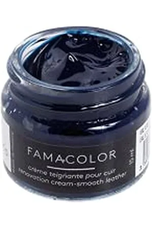 Famaco Leather Dye Renovation Detailing Cream for leather Trainers, Sneakers, shoes and boots with free touch-up brush, Renovation Dye Cream