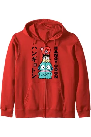 Sanrio Hangyodon Japanese Graphic Zip Hoodie