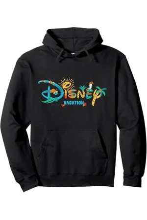 Disney Vacation Family Trip Group Matching Tropical Logo Pullover Hoodie