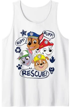 Paw Patrol Ruff! Ruff! Rescue! Rubble Marshall Chase Tank Top
