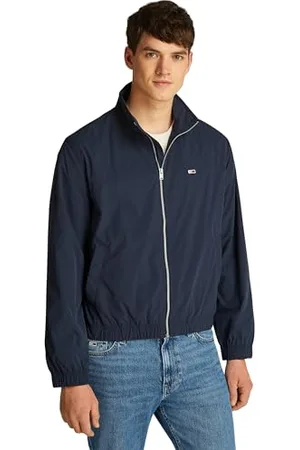 Tommy Hilfiger Men’s Essential Stand Collar Windbreaker, , S