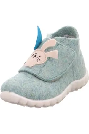 Superfit Baby Girls Happy Wool Felt Mule, , 3 UK Child