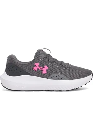 Under Armour UA W Charged Surge 4 - Castlerock/Anthracite/Aero Pink - 8.5