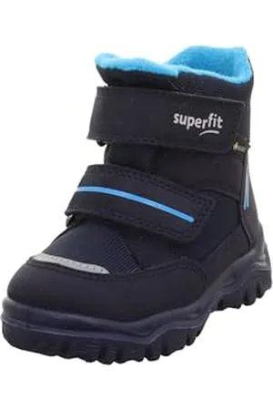 Superfit Baby Boys HUSKY1 warm gefütterte Gore-Tex Stiefel, BLAU/HELLBLAU 8010