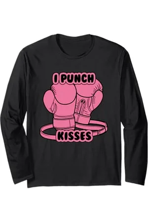 Candis Raechelle Designs I punch kisses, boxing gloves Long Sleeve T-Shirt