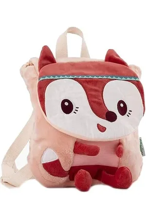 Lilliputiens Soft Backpack for Kids - Alice the Fox - Comfortable and Fun with Colorful Details - Perfect for Daycare and Outings - Stimulates Imagination - From 10 Months - 84484