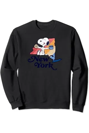 Peanuts Snoopy New York Coffee and Bagel Sweatshirt