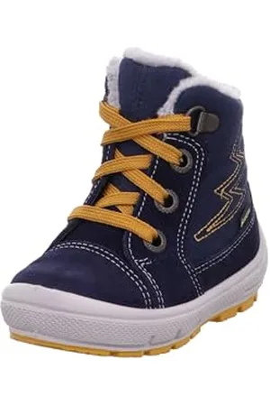 Superfit Groovy Snow Boot, Blue/Gelb 8000, 3 UK Child