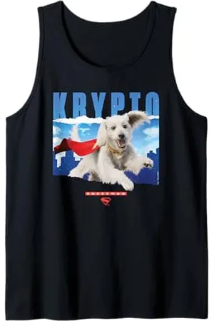Superman (2025 Movie) Krypto in the Sky Yellow Tank Top