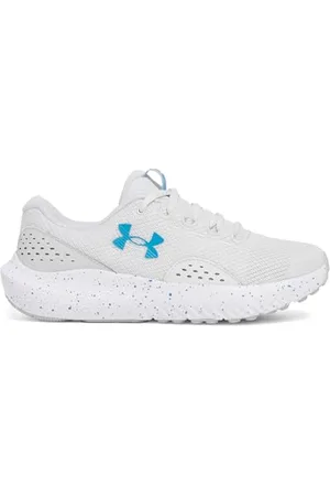 Under Armour UA W Charged Surge 4 - Distant Gray/Halo Gray/Ether Blue - 7.5