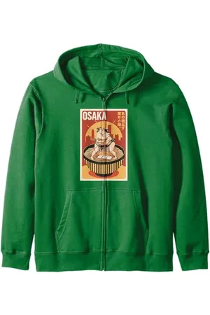 NineBlack Osaka Vintage Japanese Sumo 02 Zip Hoodie