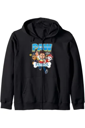 Paw Patrol Ryder Chase And Marshall Zip Hoodie